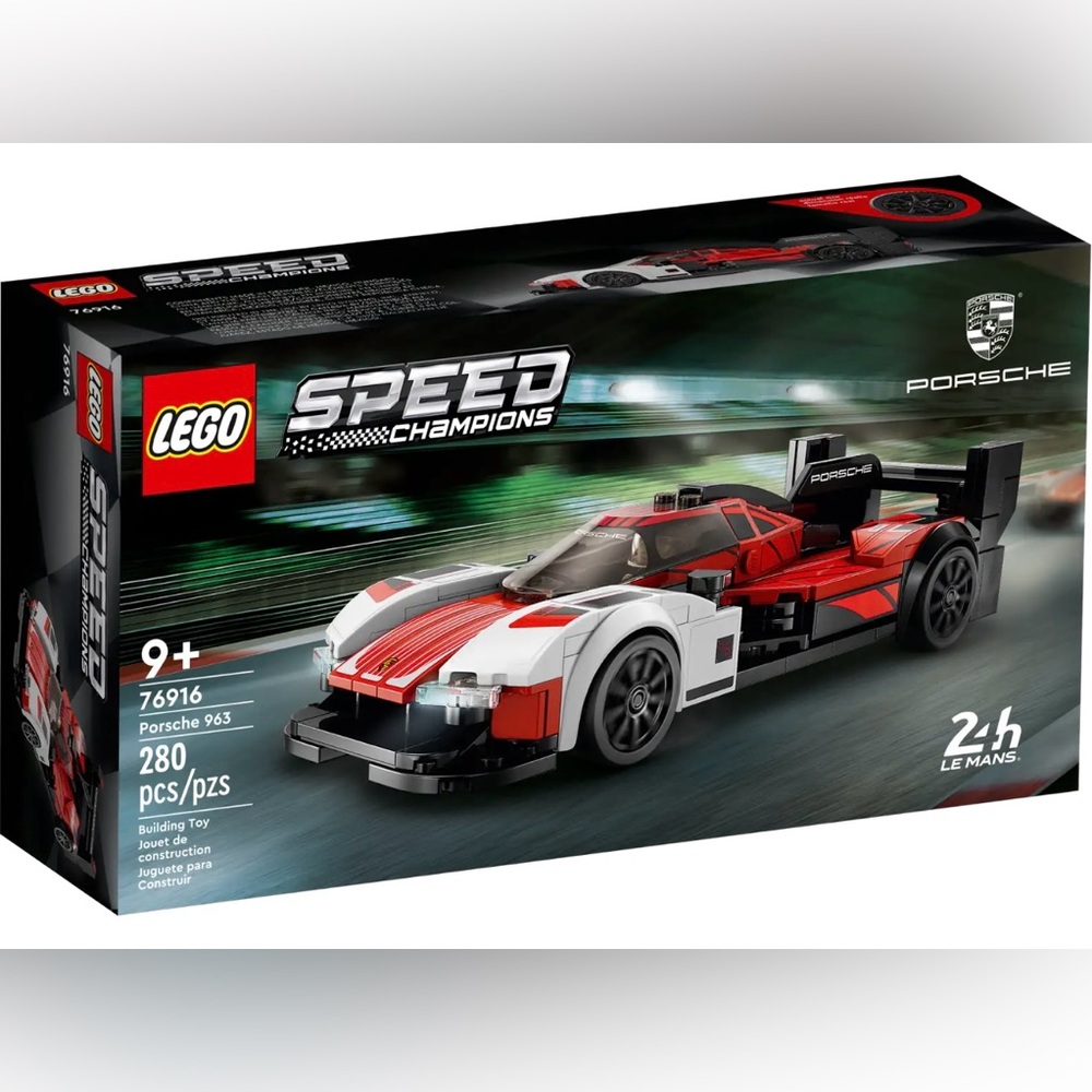 LEGO 76916 - LEGO Speed Champions Porsche 963 Model - Race Car. New Unopened Box